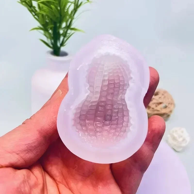Candle Mold Silicone - 3er-Set 2026 Top-Qualität Neue Simulierte Erdnuss-Silikonform,