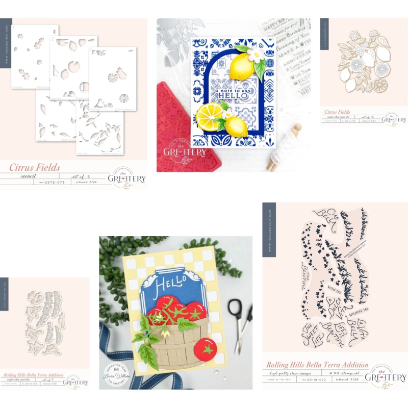 Candle Making Books - Checks Out Citrus Fields transparente Silikonstempel