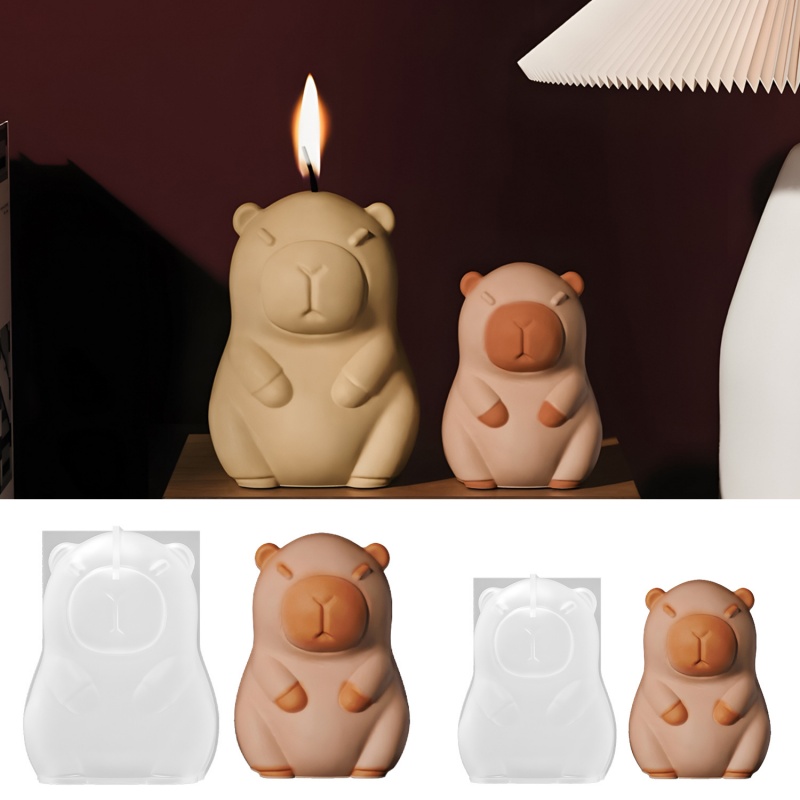 Candle Making Class - Capybara Pudding Backen Silikonform DIY Tierform