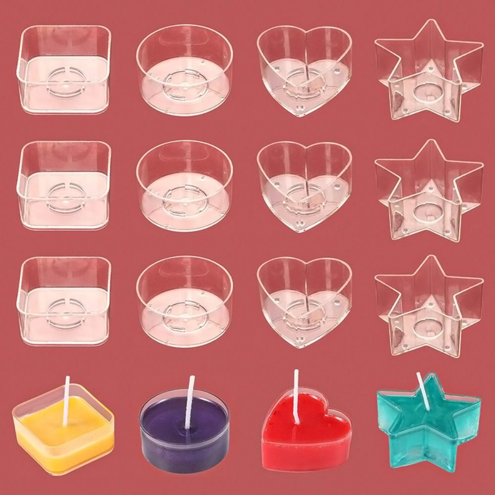Candle Warning Label - 10 Stück DIY Kunstlicht Kerzenherstellung Zubehör