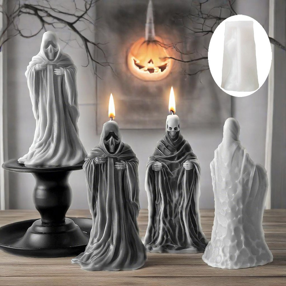 Candle Making Supplies Wholesale - 3D Skelett Duft Kerze Silikonform Relief
