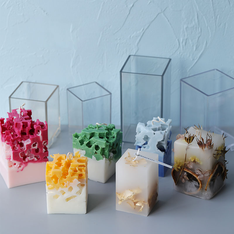 Candle Making Kit - 3D Quadrat Rechteck Spalte Kerze Form
