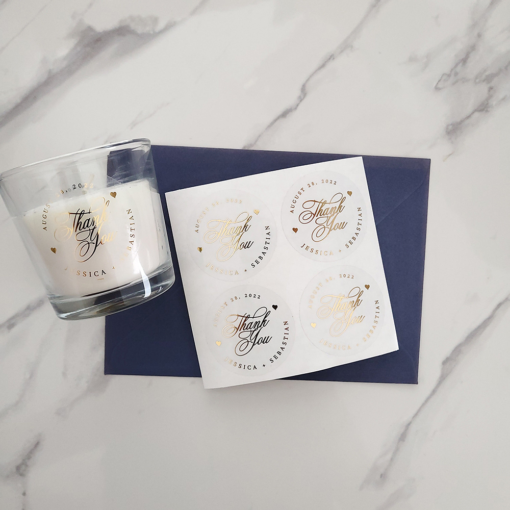 50 Stück individuelle Goldfoli – Candle Warning Label Bewertung und Preis