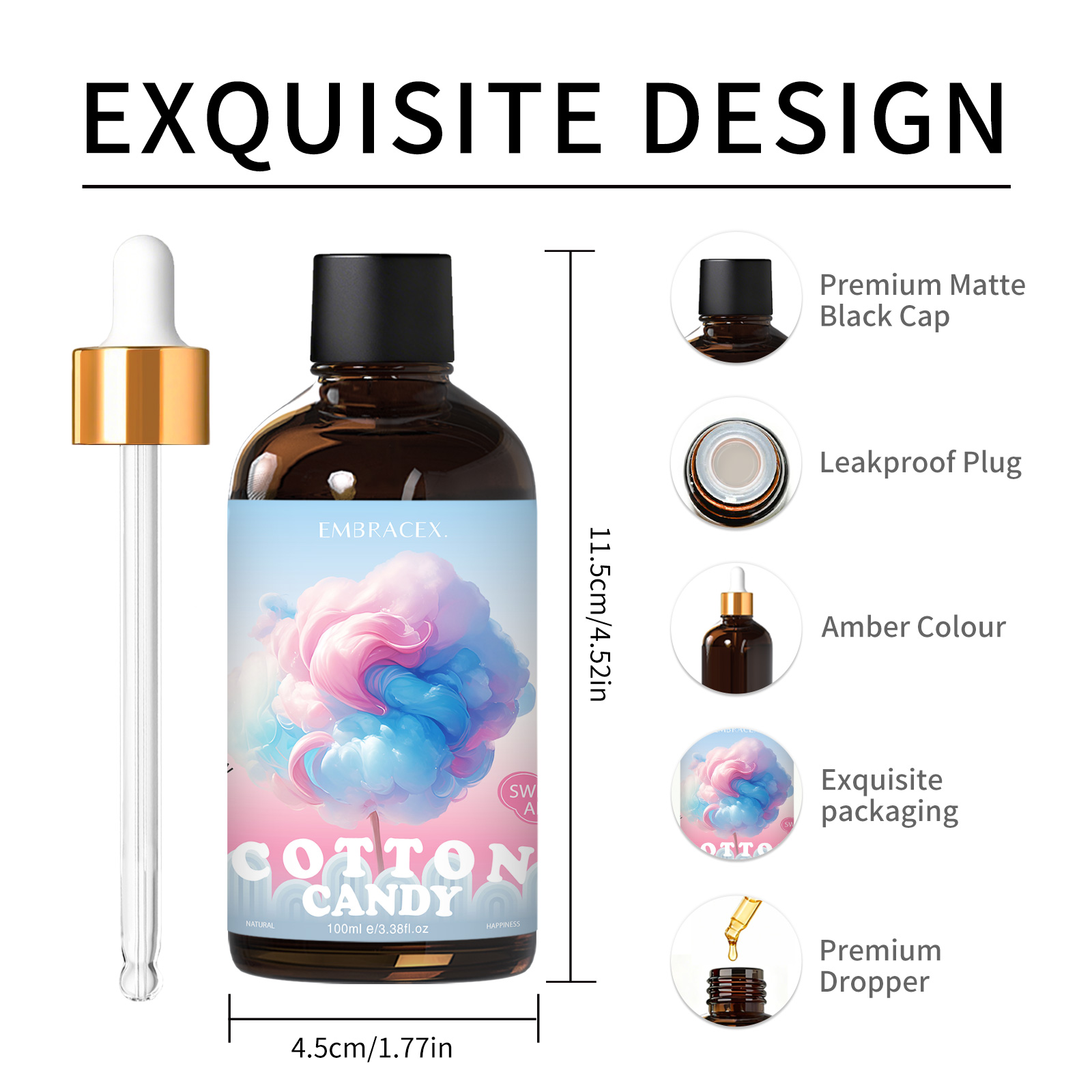 100ml Zuckerwatte-Duftöle für  – Candle Making Ingredients Bewertung und Preis