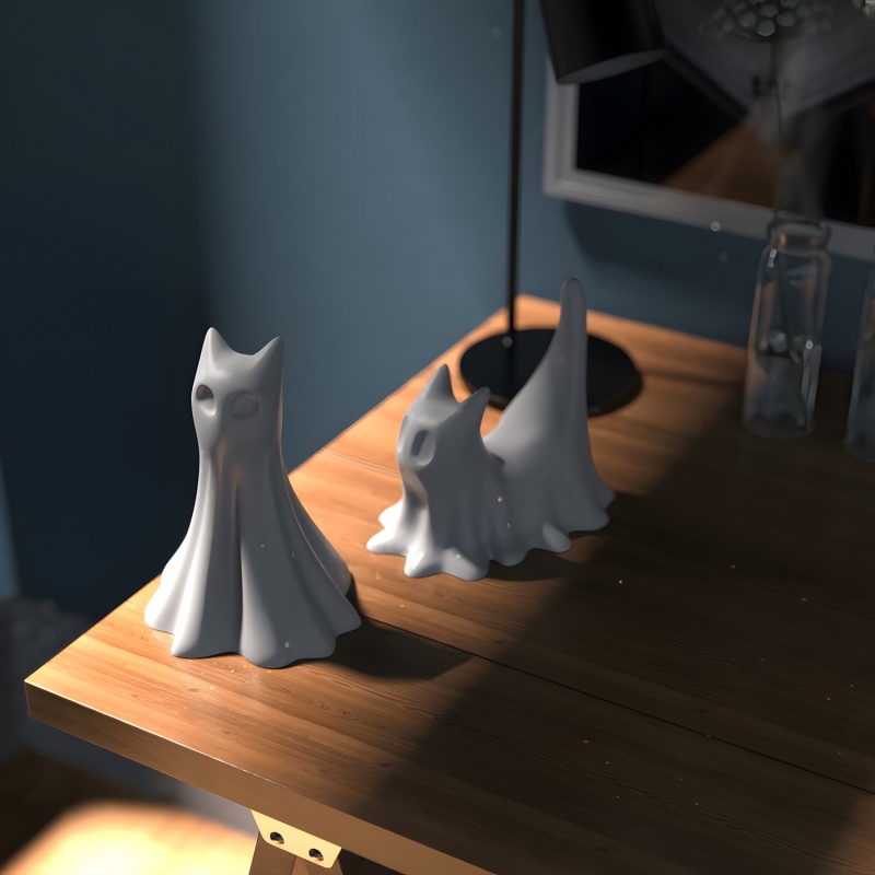 Geisterkatze Halloween Desktop – Candle Making Class Bewertung und Preis