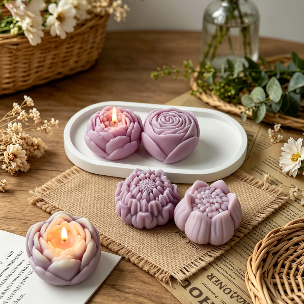 3D Blumen Silikonform Pfingstr – Candle Making Reno Bewertung und Preis