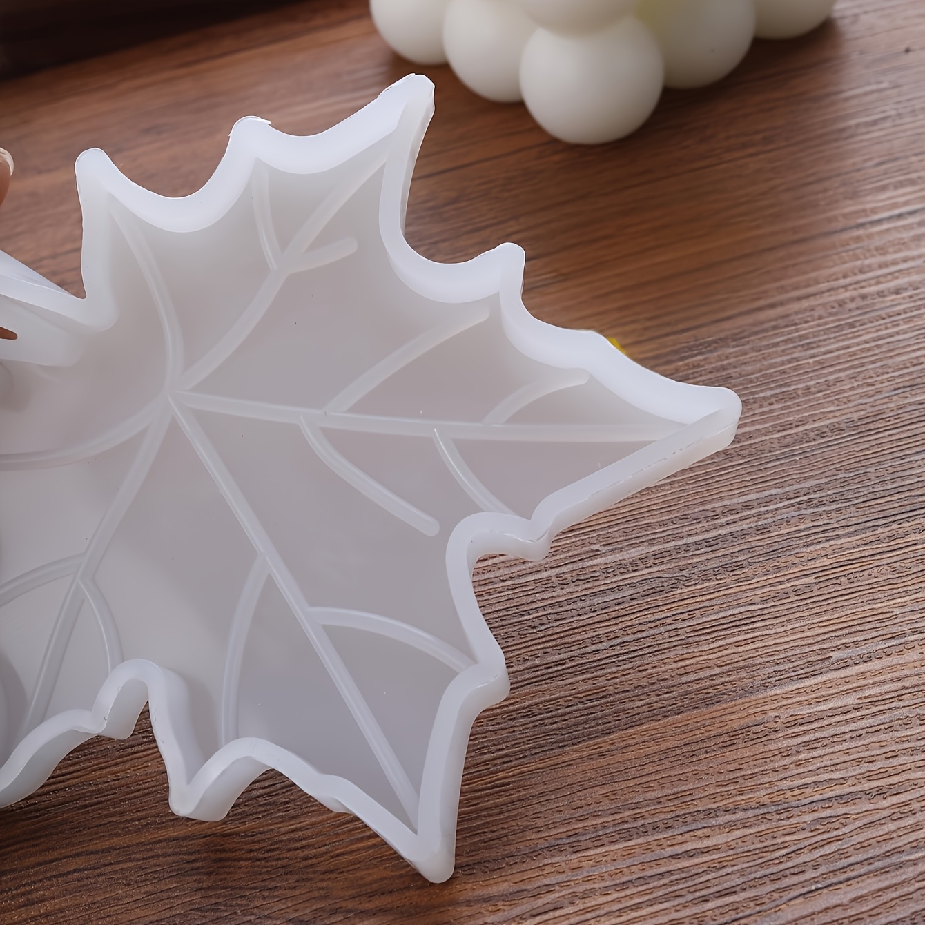 1PC Ahornblattförmige Silikonf – Candle Mold Silicone Bewertung und Preis
