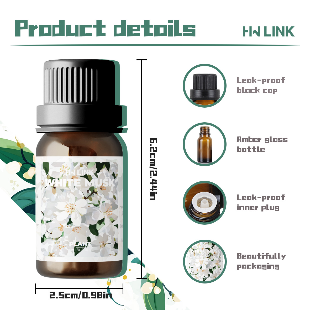 10ml Weißer Moschus Duftöl für – Candle Making Ingredients Bewertung und Preis