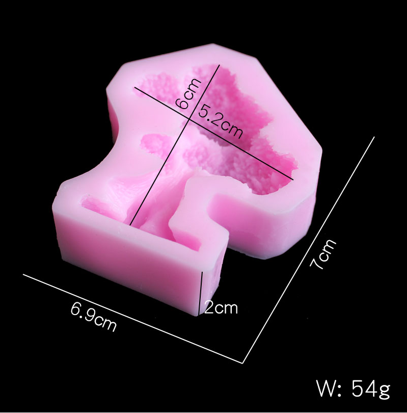 Kiefer silica gel form DIY wei – Candle Mold Silicone Bewertung und Preis