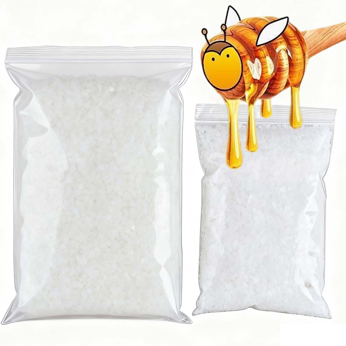200g-1000g Weißes Bienenwachs  – Candle Making Reno Bewertung und Preis