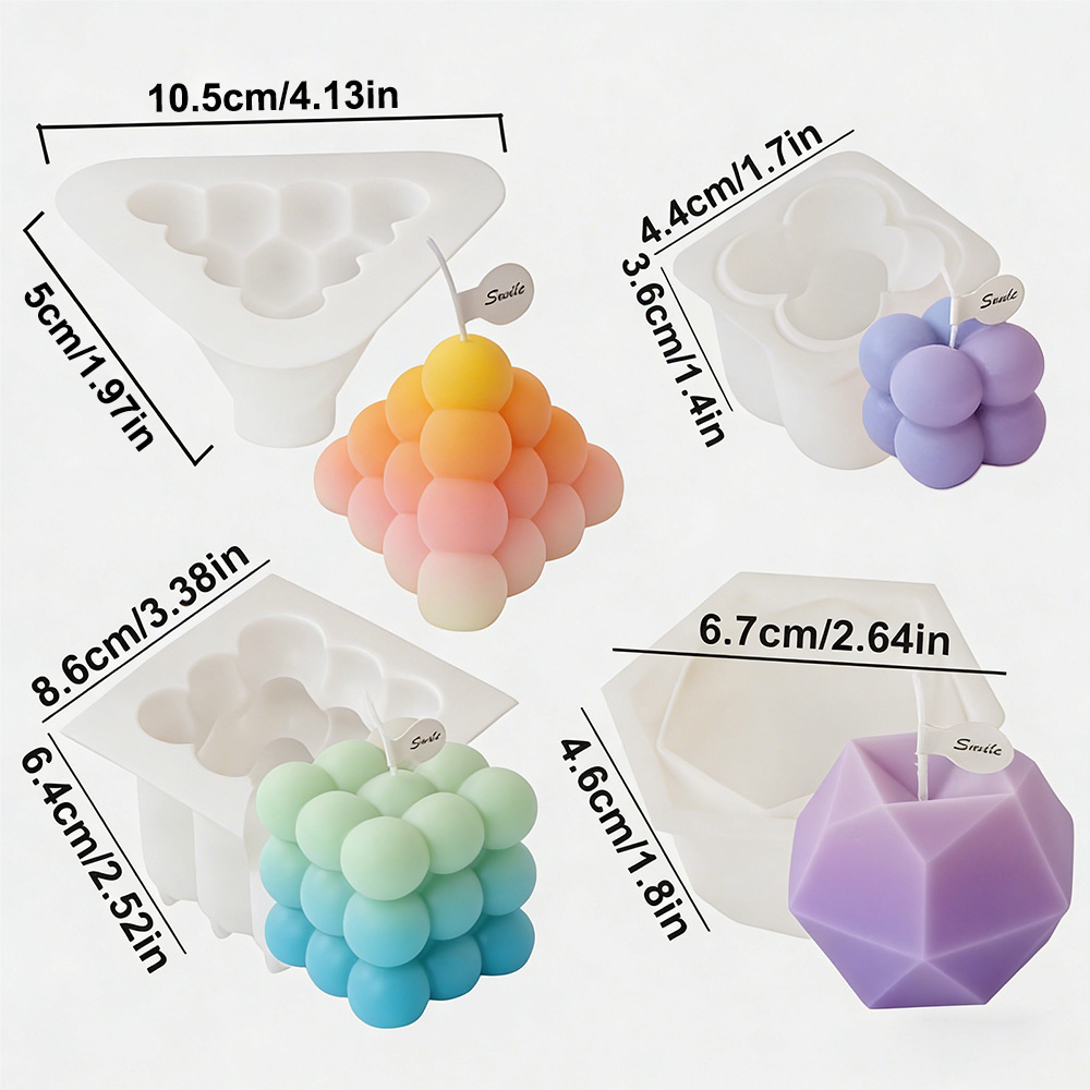 3D Bubble Cube Silikon-Kerzenf – Candle Making Kit Bewertung und Preis