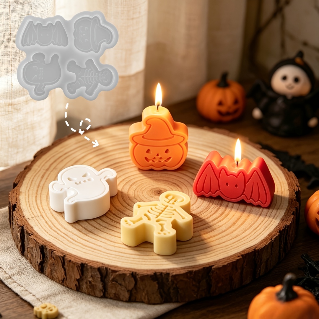 4-fach Silikonharzform-Set für – Candle Mold Silicone Bewertung und Preis