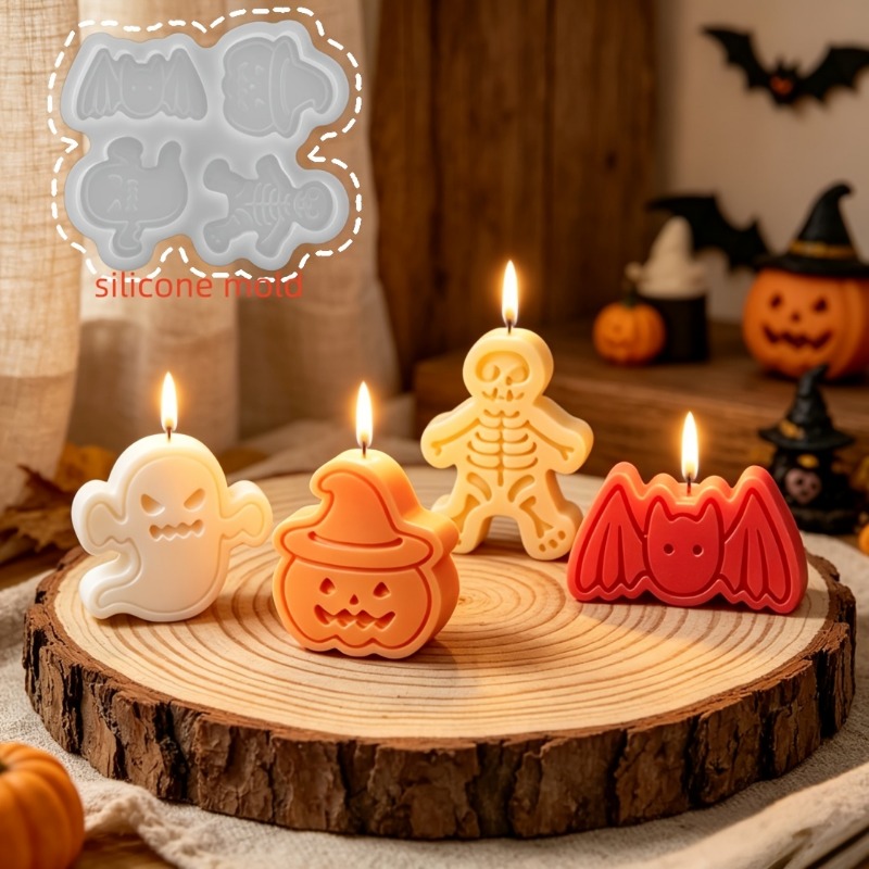 4-fach Silikonharzform-Set für – Candle Mold Silicone Bewertung und Preis