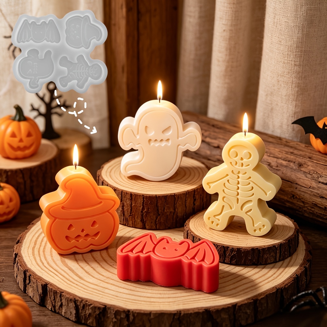 4-fach Silikonharzform-Set für – Candle Mold Silicone Bewertung und Preis
